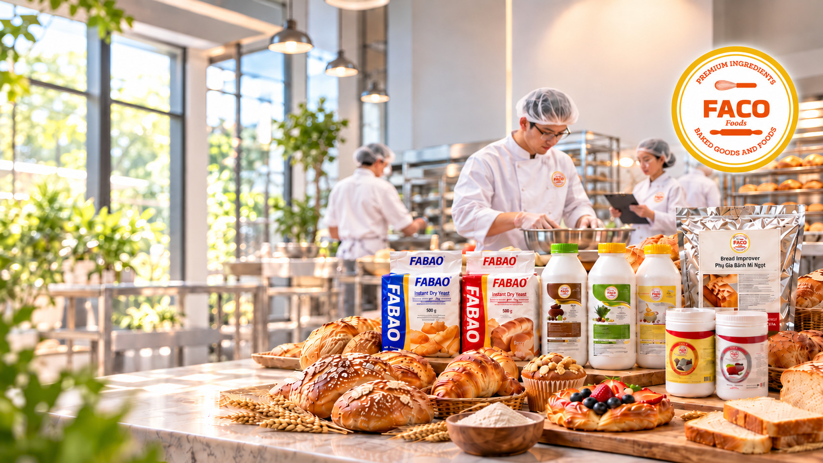 FACO Foods cung cấp nguyên liệu cho nhà máy bánh kẹo, doanh nghiệp và đại lý phân phối