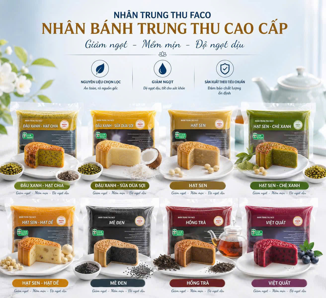 Nhân bánh trung thu FACO