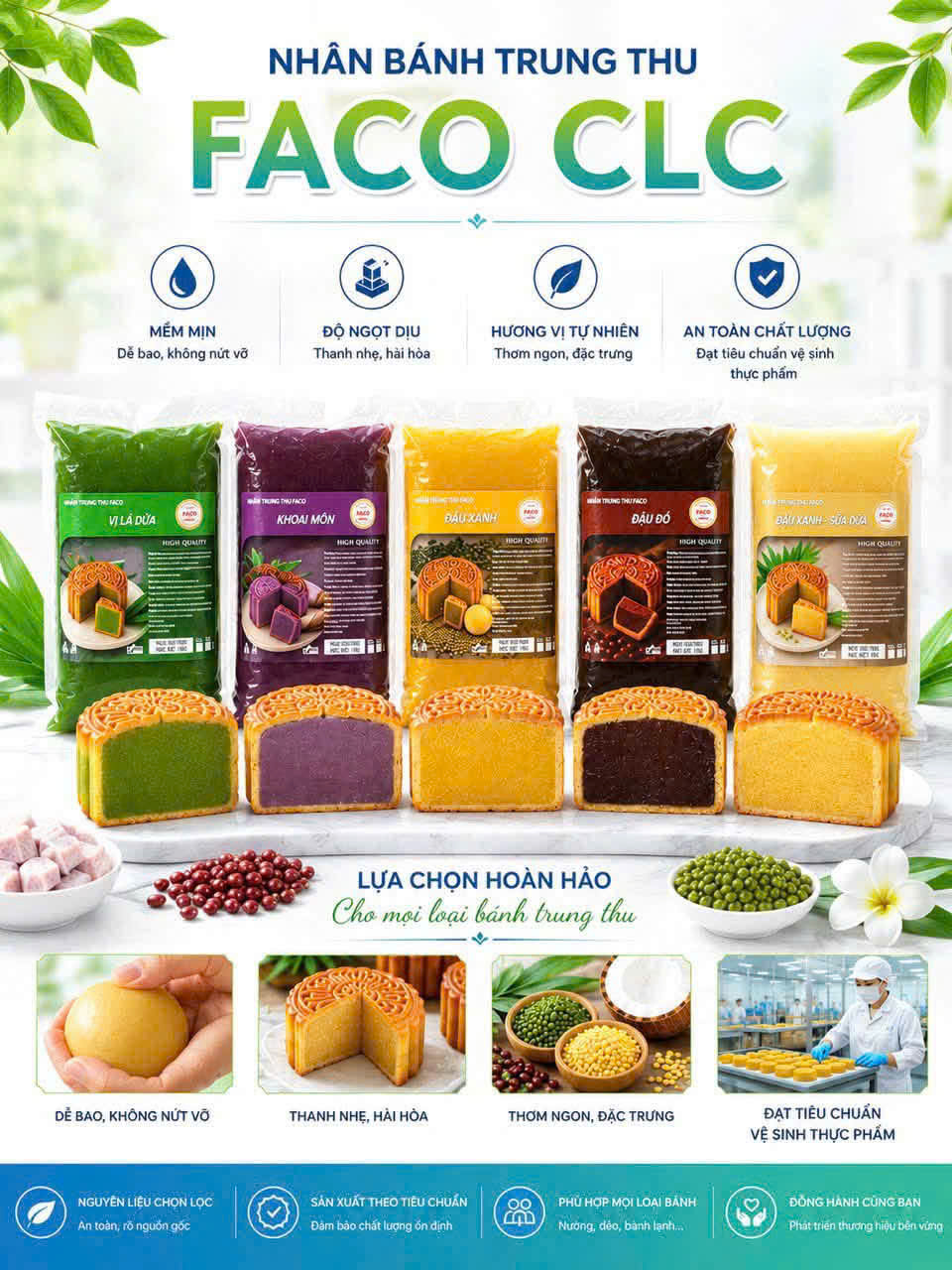 Nhân bánh trung thu FACO CLC
