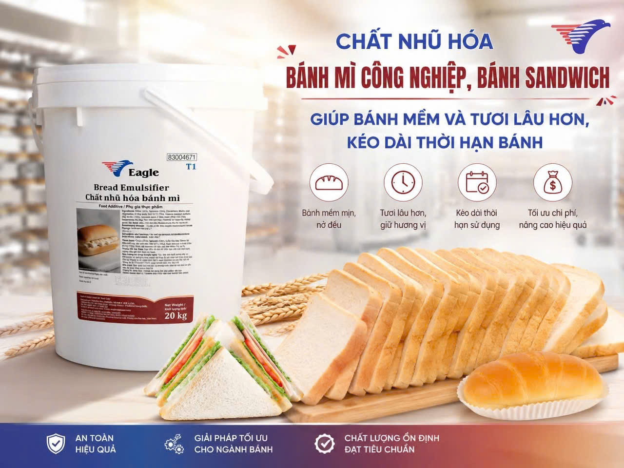 Chất nhũ hóa bánh mì Eagle T1